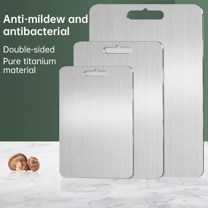 Medical - grade Pure Titanium Double - Sided Kitchen Cutting Board. Easy to clean. - V.I.P Digital Presence