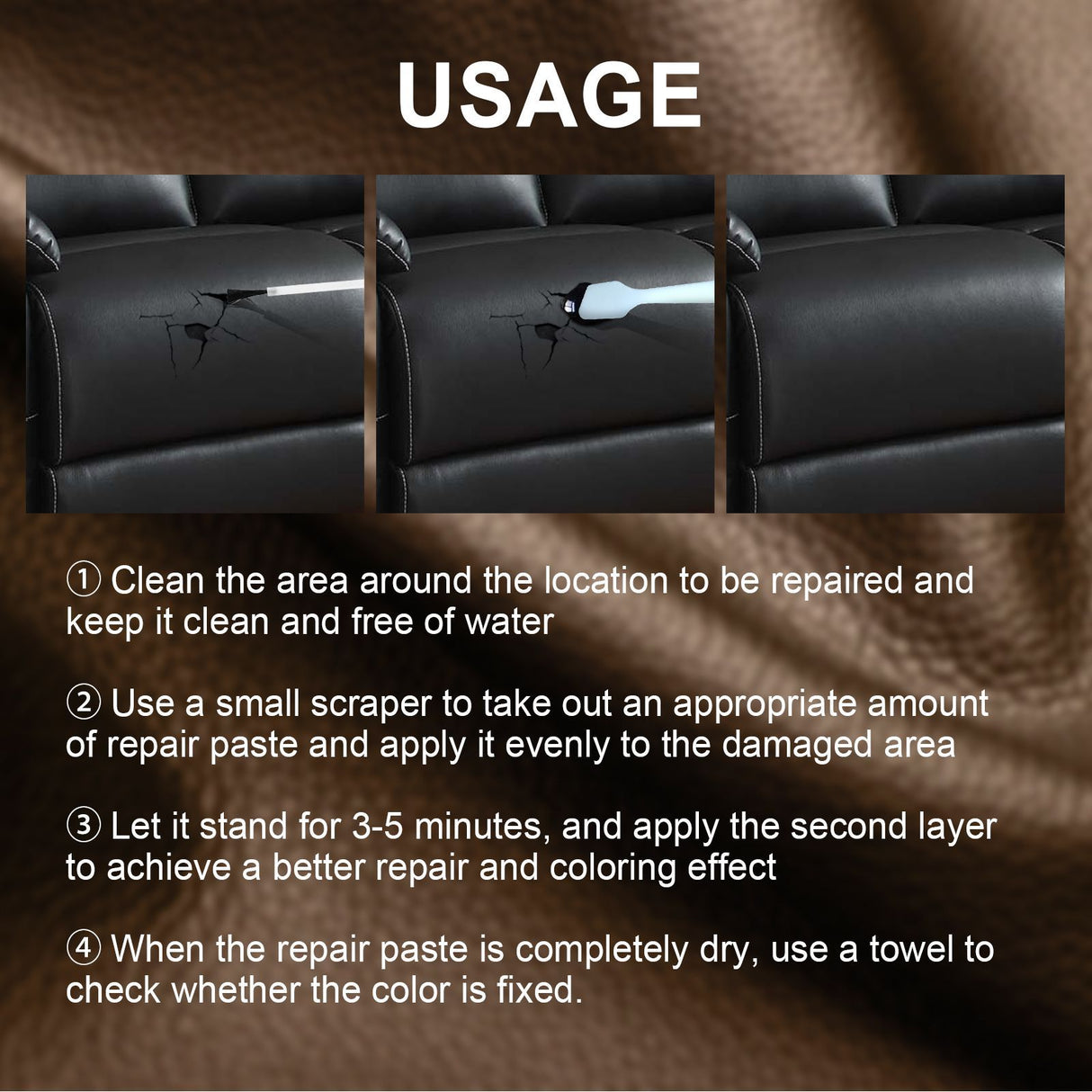 Leather Toning Cream, Set Car Leather Care Toning Leather Bag Leather Shoes Leather Refurbished Sofa - V.I.P Digital Presence