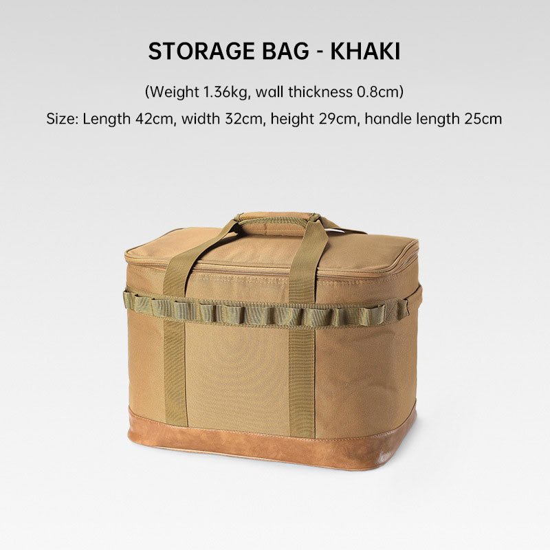 Bolso de mano para exteriores, caja de almacenamiento anticolisión, bolsa impermeable para desechos de camping, bolsa de almacenamiento para vajilla y utensilios de cocina