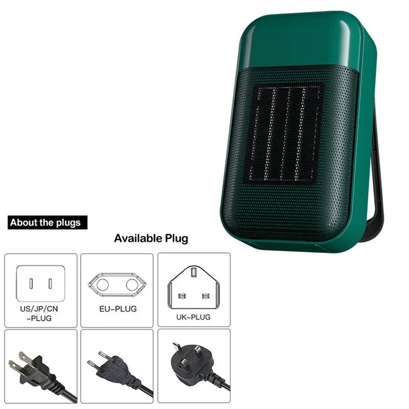500W Electric Fan Heater Space Heater PTC Fast Heating 110V/220V Office Desktop Portable Electric Heater Radiator Air Heaters - V.I.P Digital Presence