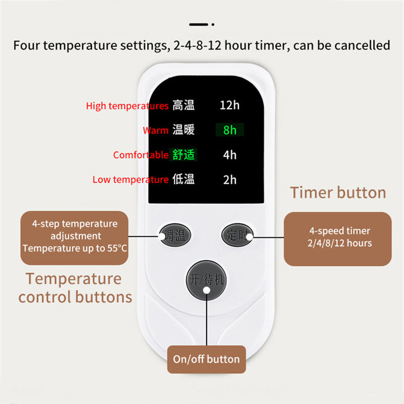 Intelligent Timing Four Gear Temperature Regulating Electric Blanket - V.I.P Digital Presence