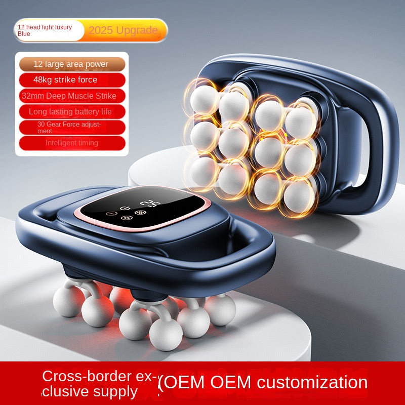 Cross-border Exclusive 16-Head Muscle Gun Multi-Head Strong Power Deep Tissue Massage English Version - V.I.P Digital Presence