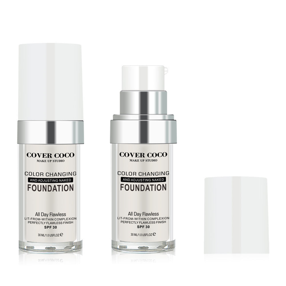 Color Changing Liquid Foundation Temperature Changing Complexion Liquid Foundation Color Changing Brightening Concealer Liquid Bb Cream - V.I.P Digital Presence