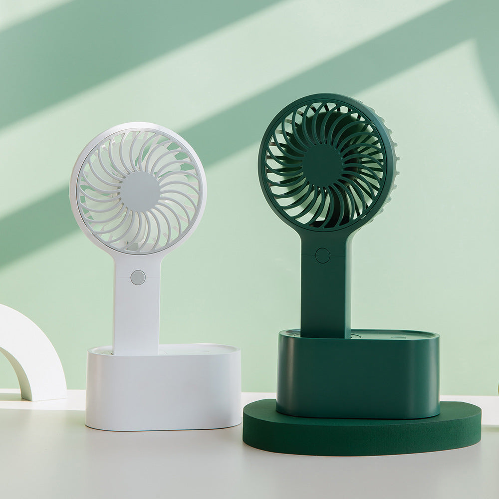 Shaking Head Fan USB Mini Desktop Small Fan Convenient Hand-Held Outdoor Student Fan - V.I.P Digital Presence
