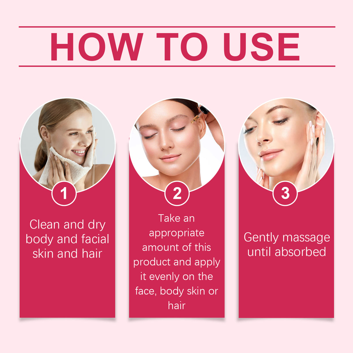 Aceite de Rosa Hidratante, Esencia Reparadora, Iluminadora y Rejuvenecedora, Hidratante Facial, No Apretada