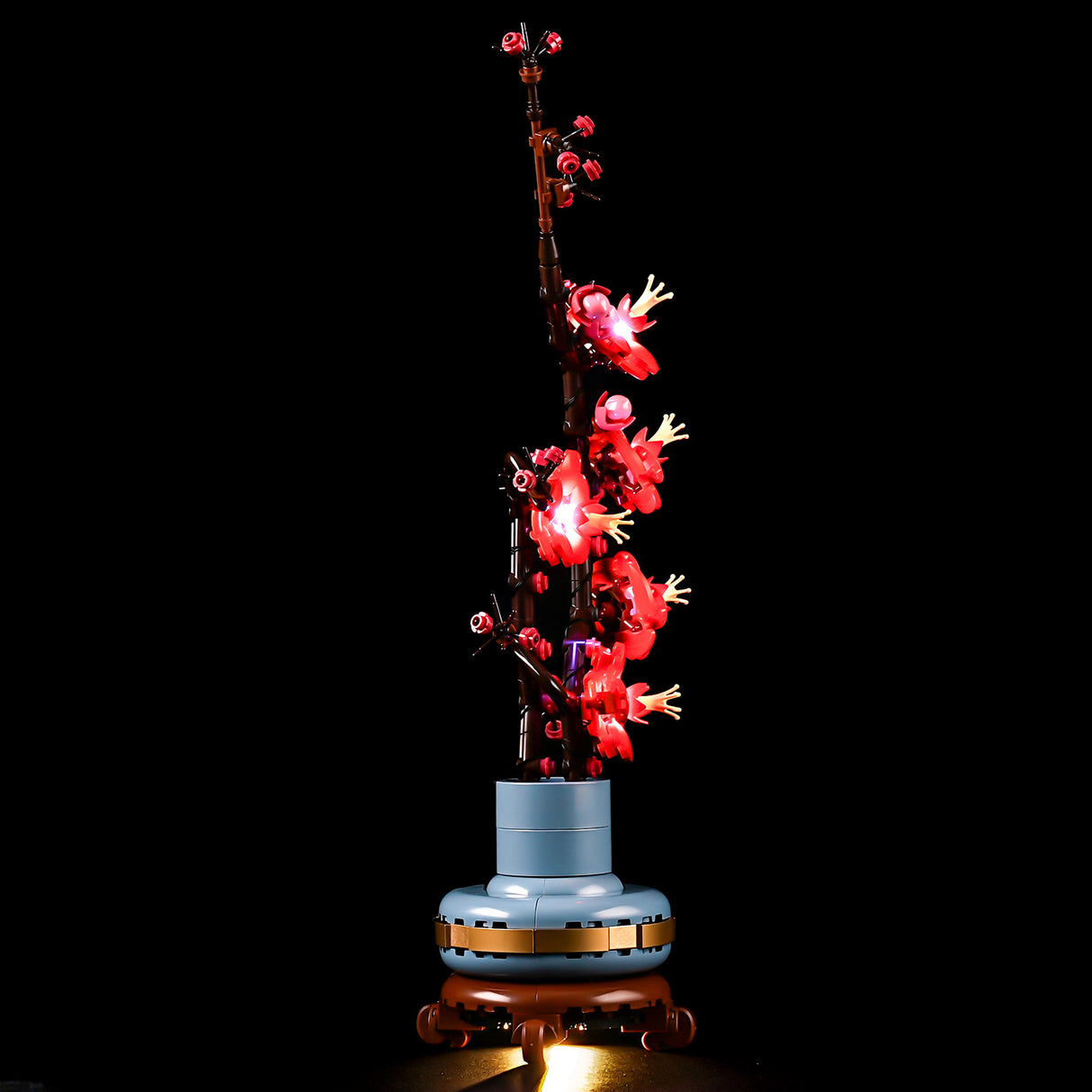 Compatible with LEGO 10369 Plum Blossom LED Lighting Building Blocks Toys Decorative Lights Potted Plants Series - V.I.P Digital Presence