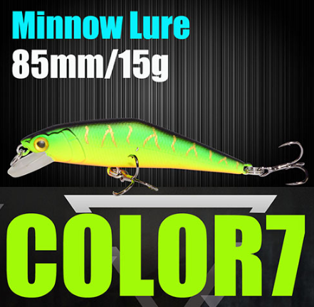 Señuelo de pesca AFISHLURE Wobblers Trucha 85 mm/15 g Minnow Cebos duros Iscas Artificial Pesca Leurre
