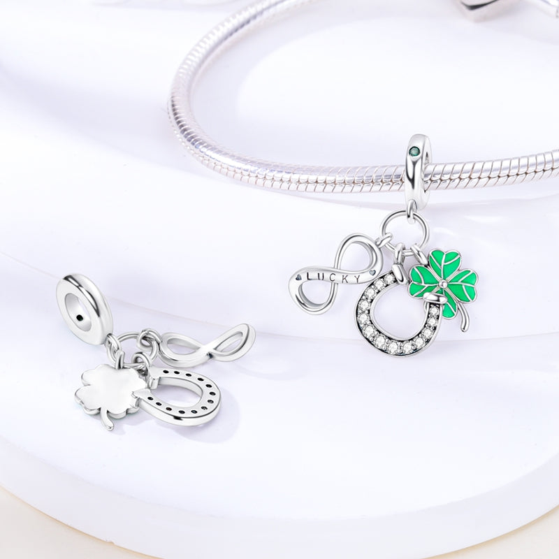 Niche jewelry handmade copper plated clover DIY jewelry accessories - V.I.P Digital Presence