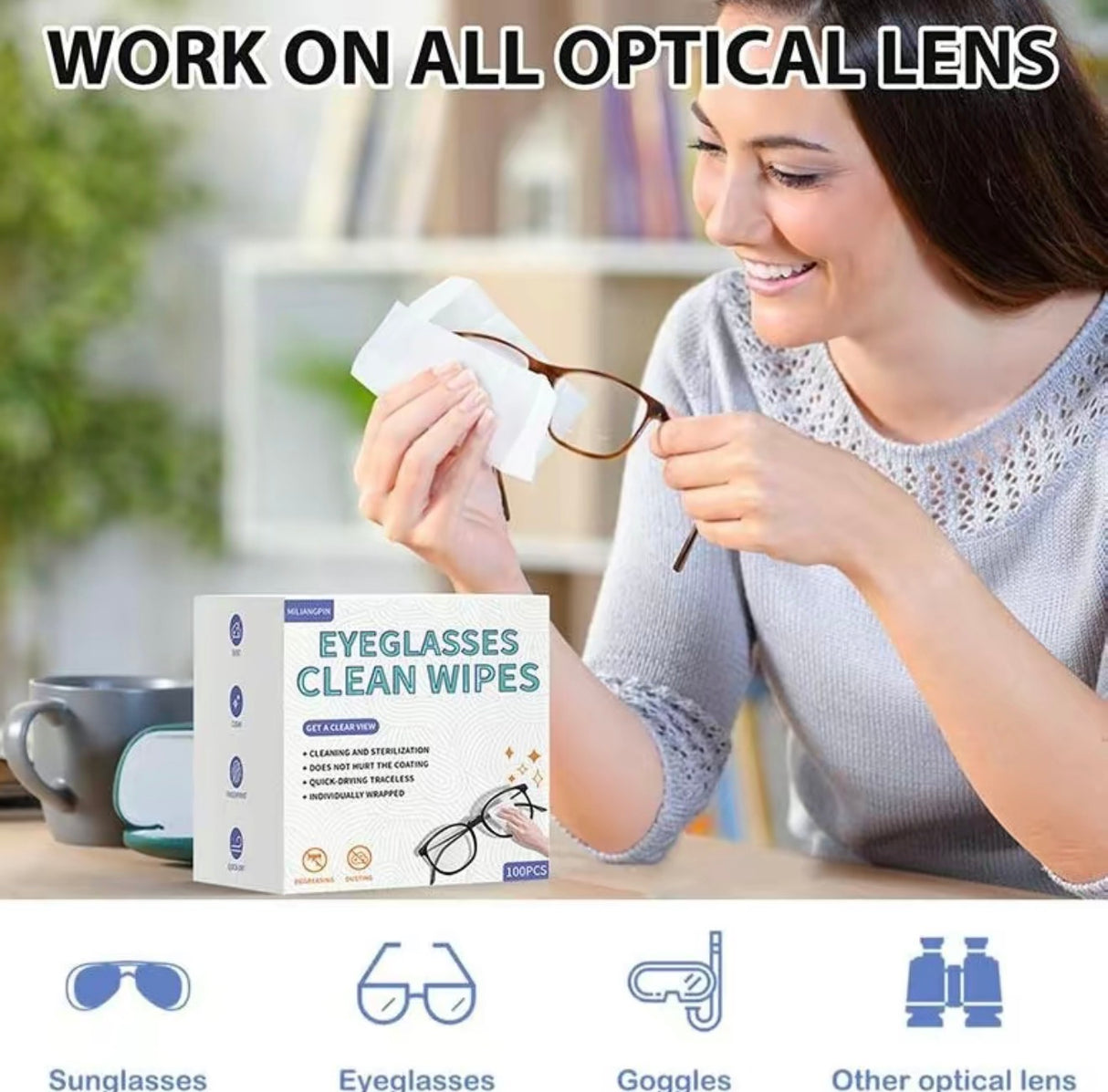 LensClean Wipes