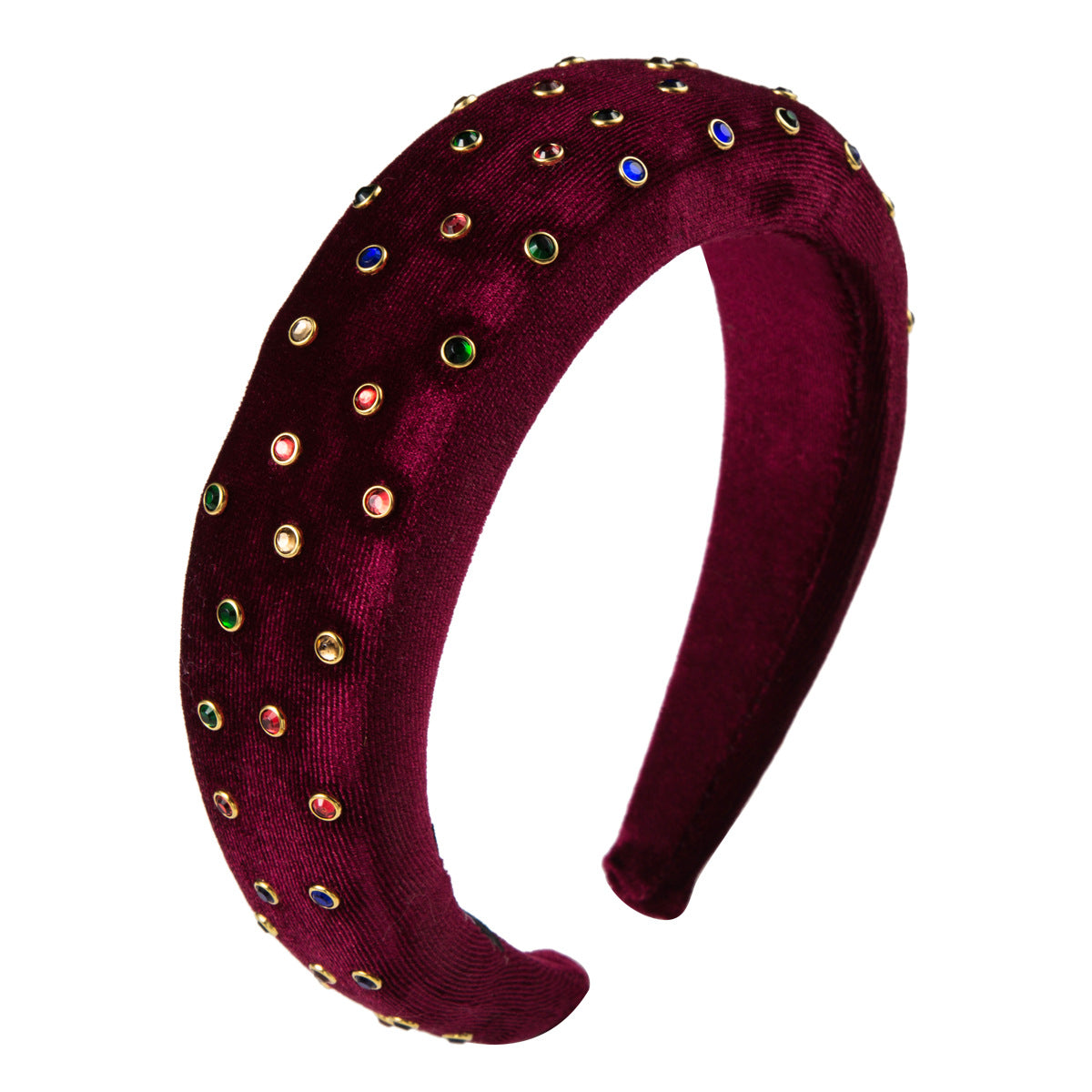 Thickened Sponge Gold Velvet Cloth Headband Female Ins Style Bag Cloth Wide-Brimmed Headband Catwalk Hair Accessories - V.I.P Digital Presence