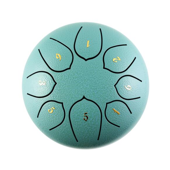 Tongue Drum 6 Inch Steel Tongue Drum Set 8 Tune Hand Pan Drum Pad Tank Sticks Carrying Bag Percussion Instruments Accessories - V.I.P Digital Presence