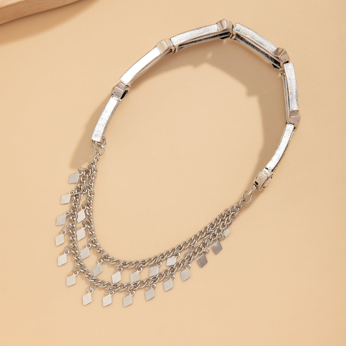 Punk style chain arm bracelet ethnic arm chain with adjustable opening - V.I.P Digital Presence