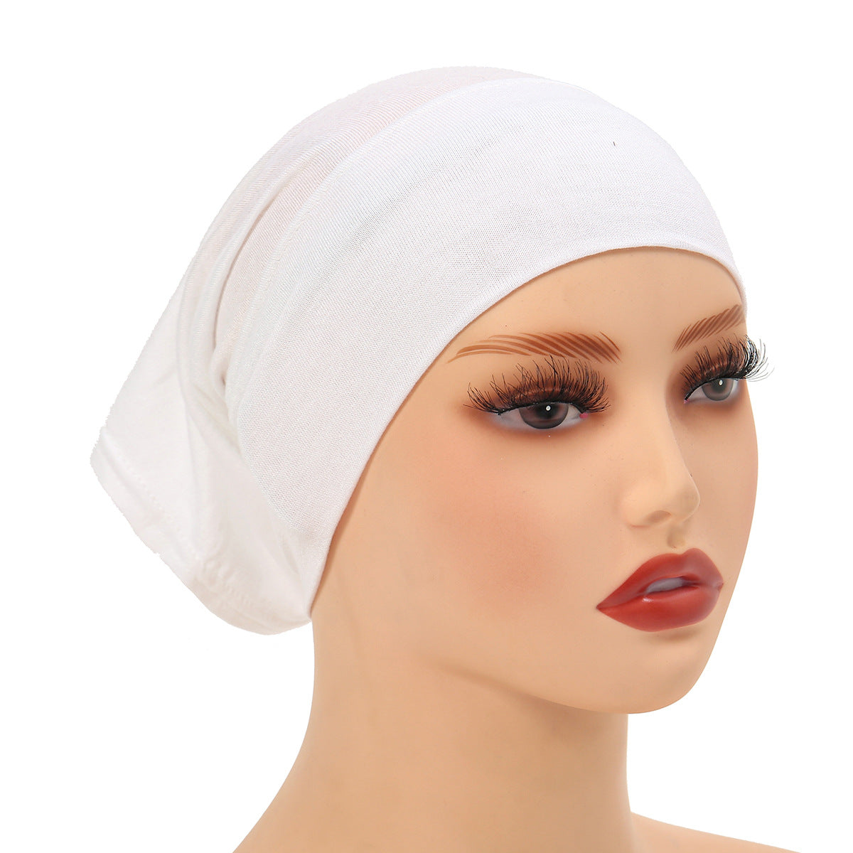 High-Quality Solid Color Silk-Cotton Lining Cap Women's Fashion Simple Versatile Wide-Brimmed Hat - V.I.P Digital Presence