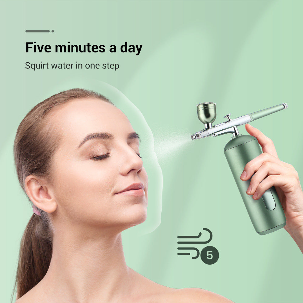 2-Speed High-Pressure Oxygen Injection Device Hydration Spray Household Hydration Device Portable Handheld Beauty Instrument Facial Introduction Device - V.I.P Digital Presence