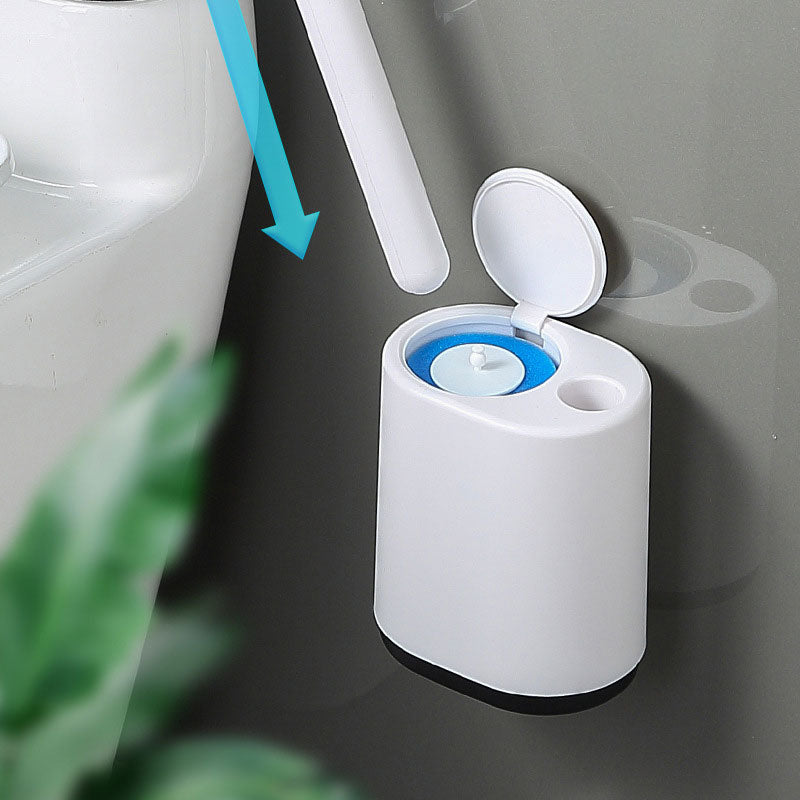 Wall Mounted Disposable Tool with No Dead Corners for Cleaning Bathroom and Toilet Brushes - V.I.P Digital Presence