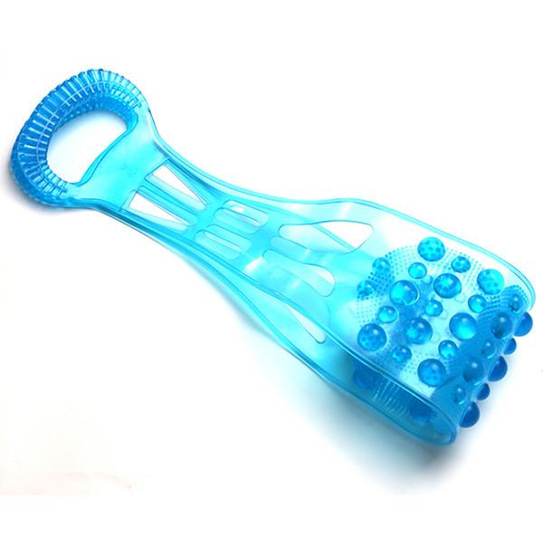 Silicone Dual Sided Back Scrubber Double Chopping Belt Scrubber Washer Bath Cleaning Tools - V.I.P Digital Presence