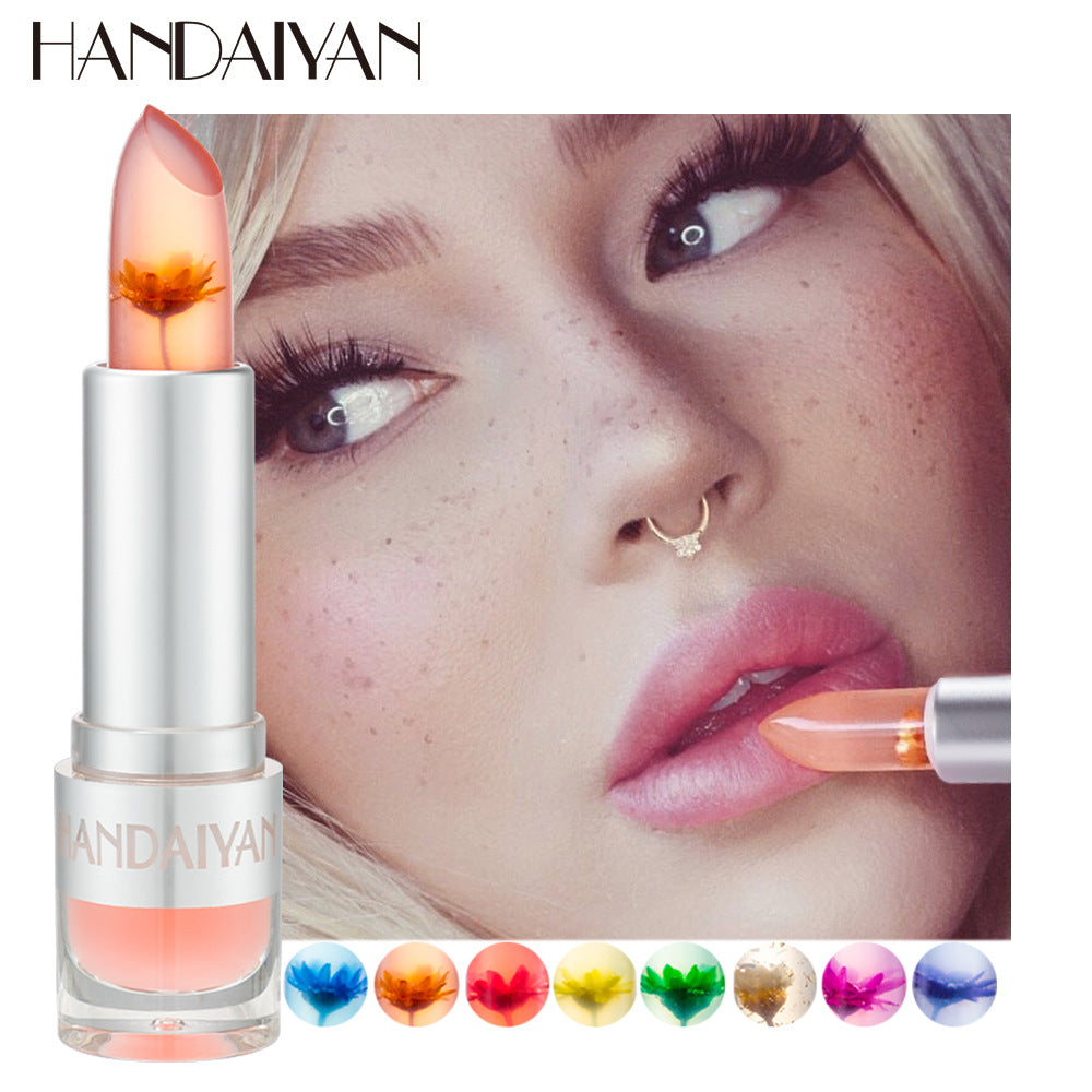 HANDAIYAN Warm Lipstick Flower Color Changing Moisturizing Lipstick Is Not Easy To Fade And Does Not Take Off Makeup - V.I.P Digital Presence