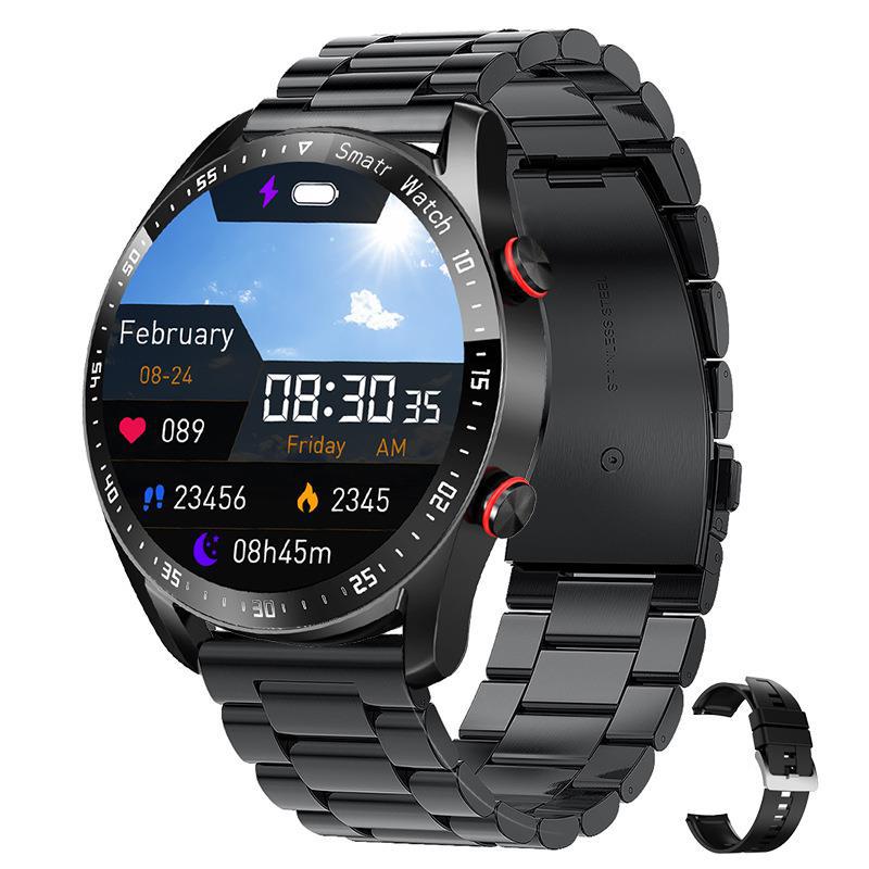 HW20 Smart Watch ECG+PPG Business Stainless Steel Strap 1.46 Large Screen Bluetooth Call Smart Watch - V.I.P Digital Presence