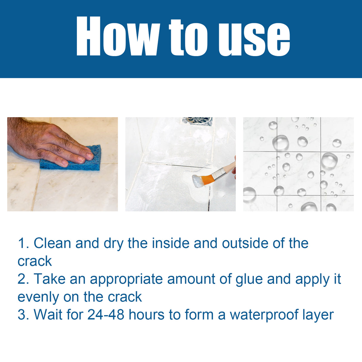Transparent Waterproof Adhesive, Transparent Waterproof Paint Bathroom Balcony Smashing Brick Roof Leak Proof Glue - V.I.P Digital Presence