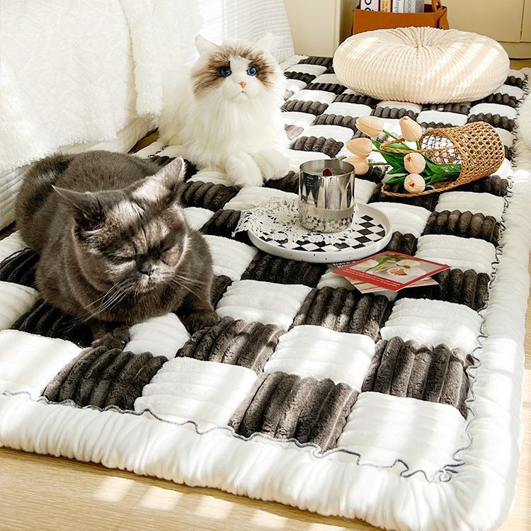Autumn and winter plush bedside mat anti-skid chenille Mantou mat bedroom tatami sleeping carpet - V.I.P Digital Presence