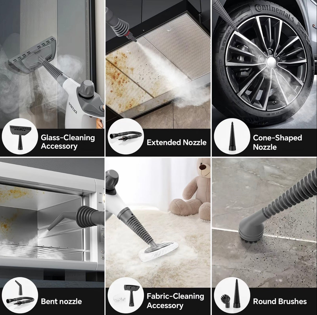 SteamJet 12-in-1 Handheld Cleaner