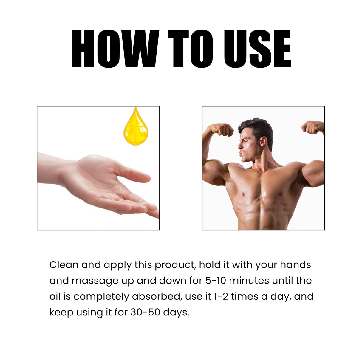 North moon Men's Penis Enlargement Oil, Men's Body Care Massage Moisturizing Topical Essential Oil - V.I.P Digital Presence
