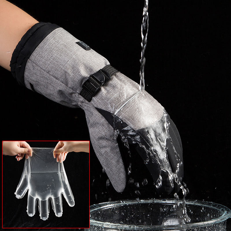 Intelligent Heating Gloves Full Fat Touch Screen Warm Waterproof Outdoor Motor Sports Electric Heating Ski Gloves - V.I.P Digital Presence