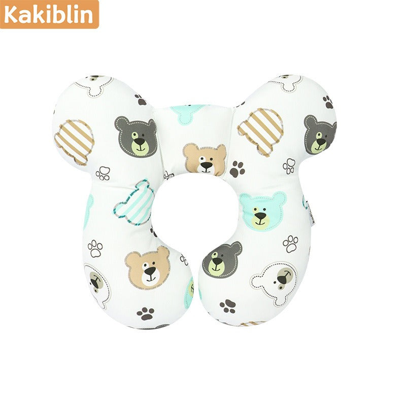 Baby head protection U-shaped pillow stroller fixed head pillow Car seat sleeping protection head and neck pillow - V.I.P Digital Presence