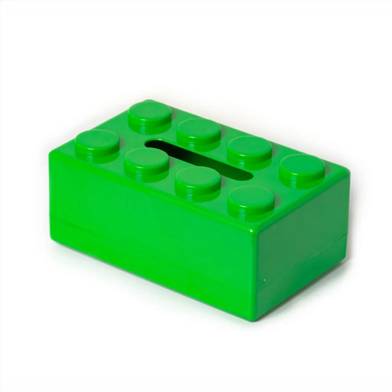 ABS Building Block Shaped Tissue Box Wall-mounted Creative Face Towel Box Organizer Perforation-free Removable - V.I.P Digital Presence