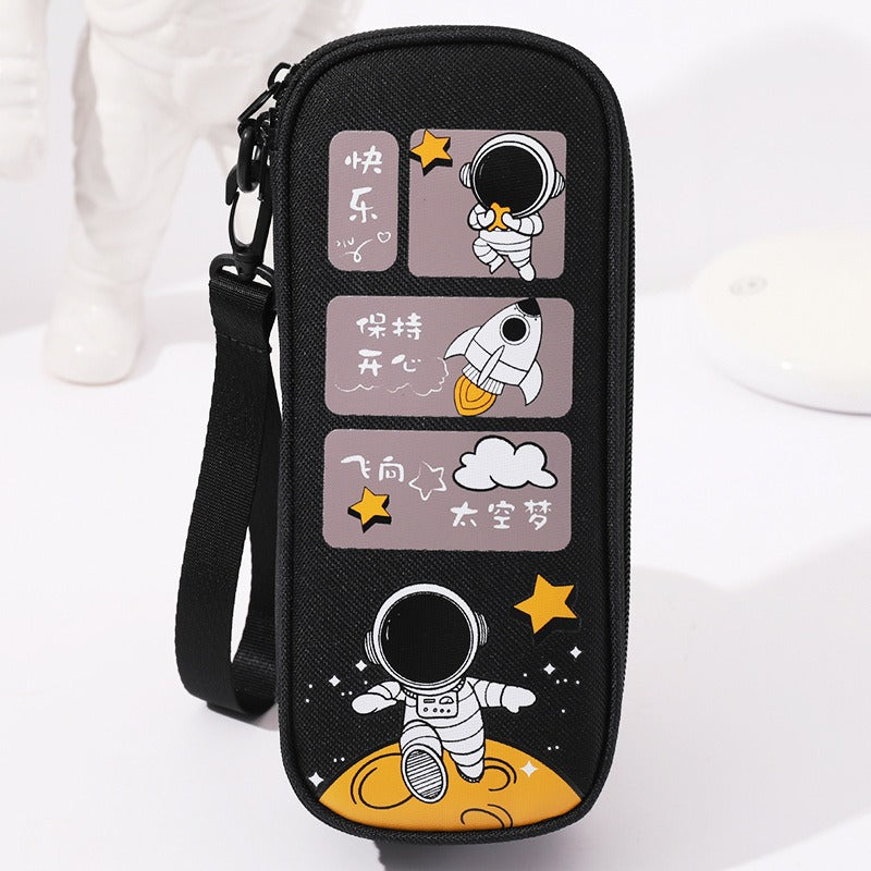 Pencil Case For Elementary School Students Pencil Case Large Capacity Children Simple Multifunctional Universe Star Stationery Box - V.I.P Digital Presence