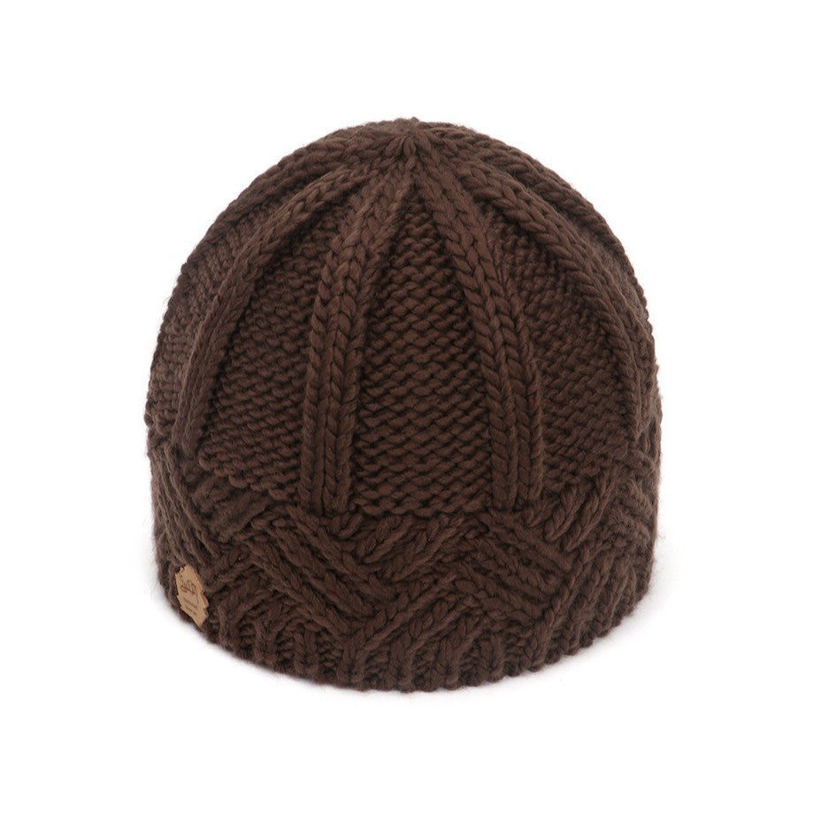 European and American retro style diamond grid coarse needle knitted hat for men and women, fashionable autumn and winter knitted hat - V.I.P Digital Presence