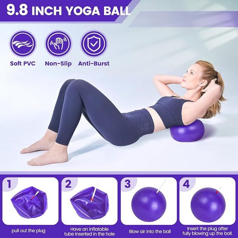 13 - Piece Pilates Kit for Home Workouts: Pilates Ring, Ball, Resistance Bands & More - Ideal for Home Pilates - V.I.P Digital Presence