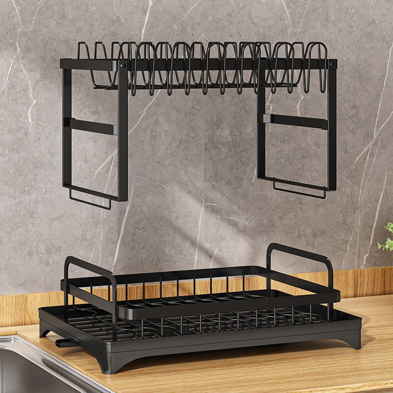 Kitchen drainage rack bowl and dish rack bowl and dish storage rack household utensils knives and forks storage rack - V.I.P Digital Presence
