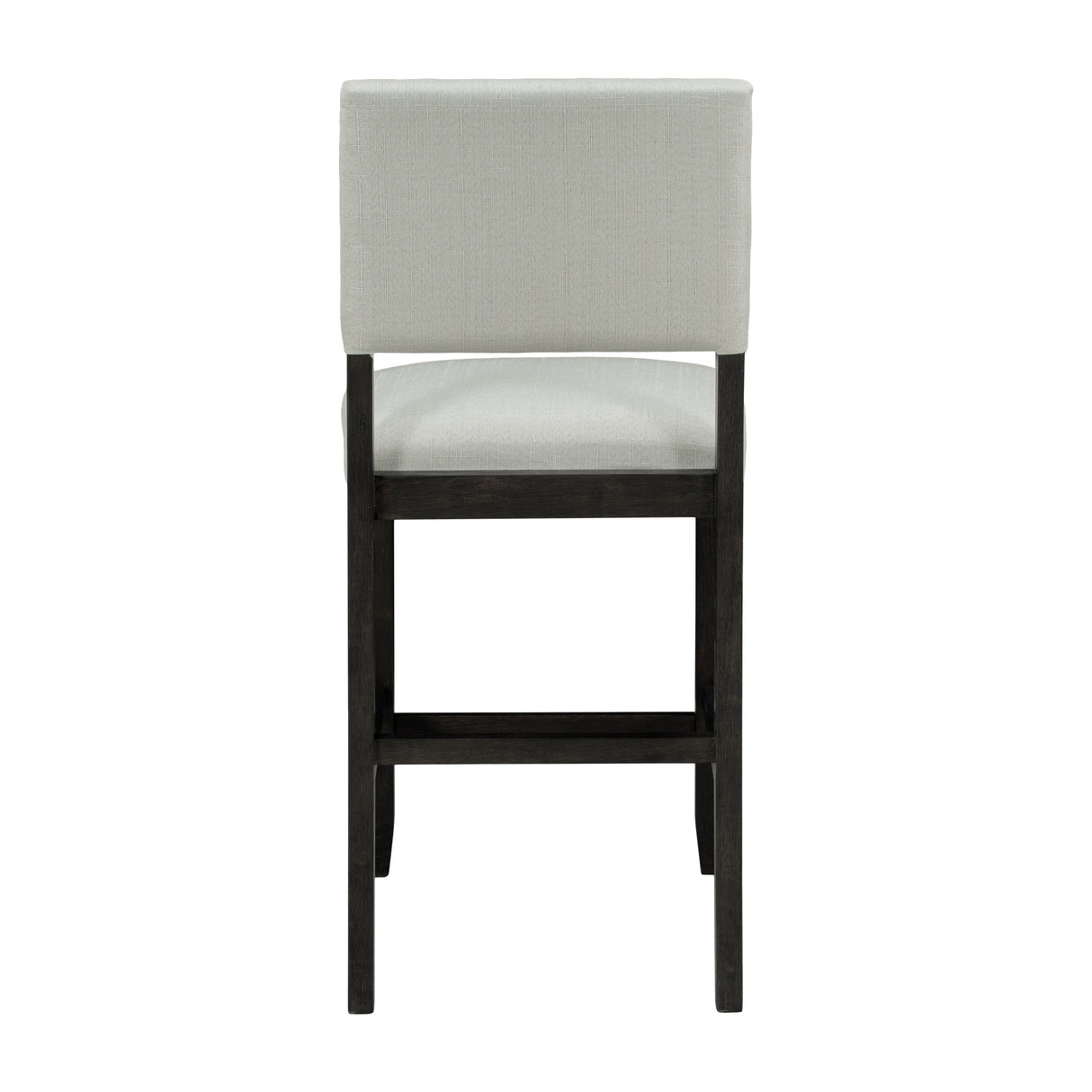 TREXM 5-Piece Counter Height Dining Set, Classic Elegant Table and 4 Chairs in Espresso and Beige - V.I.P Digital Presence