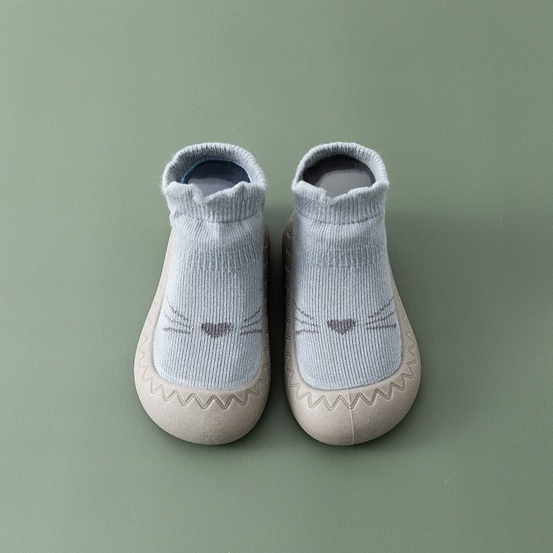 Baby Floor Shoes and Socks Autumn and Winter New Rubber Sole Lightweight Neonatal Soft Sole Walking Shoes Children's Socks - V.I.P Digital Presence