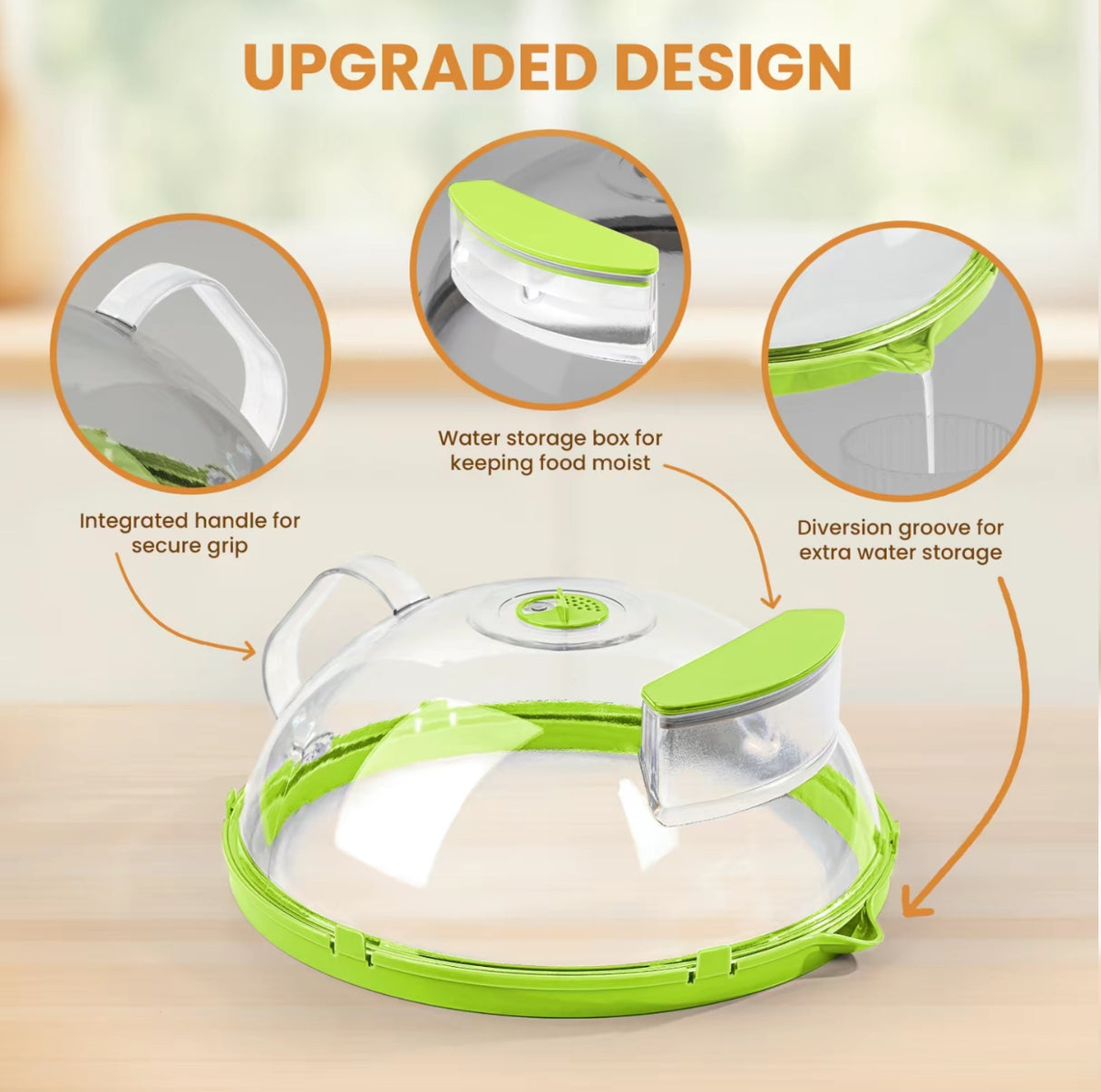 SteamGuard Microwave Cover