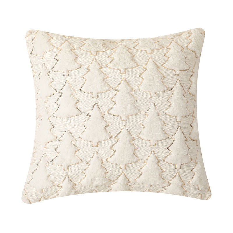pillow bedroom headboard cushion Christmas tree romantic plush pillowcase - V.I.P Digital Presence