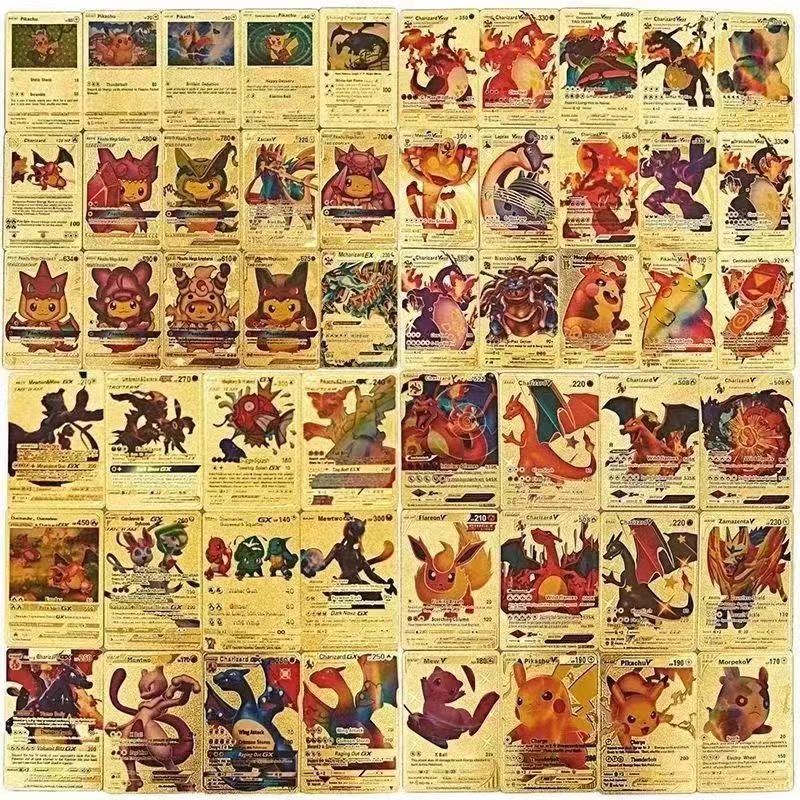 Pok é mon Gold Card Pikachu Card Spitfire Dragon VMAX Pok é mon Pok é mon PTCG English Flash Card - V.I.P Digital Presence