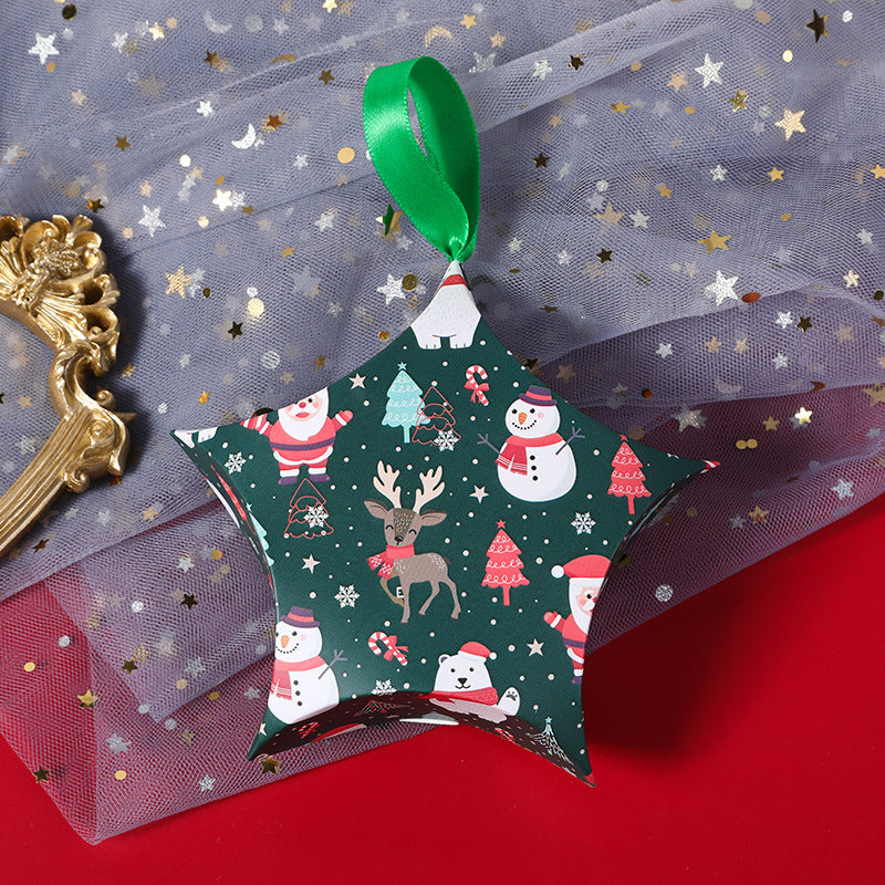 Christmas candy packaging box, Christmas gift box, new pentagonal star gift packaging box - V.I.P Digital Presence