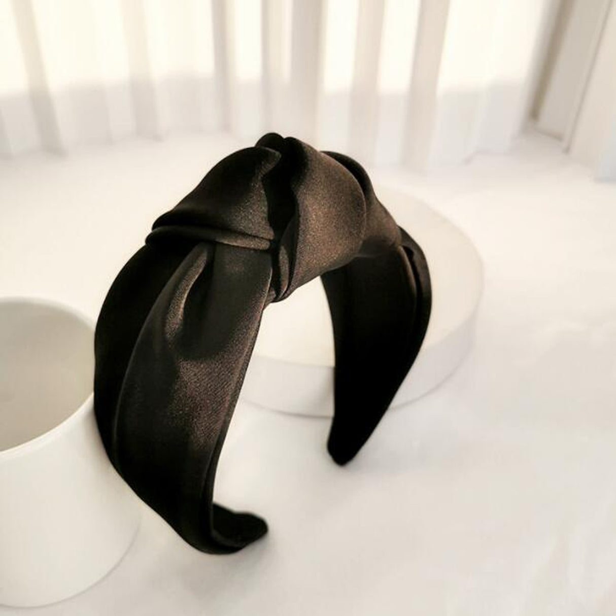 New Fashion Women Headband Adult Wide Side Solid Color Hairband Center Knot Turban Casual Hair Accessories Wholesale - V.I.P Digital Presence