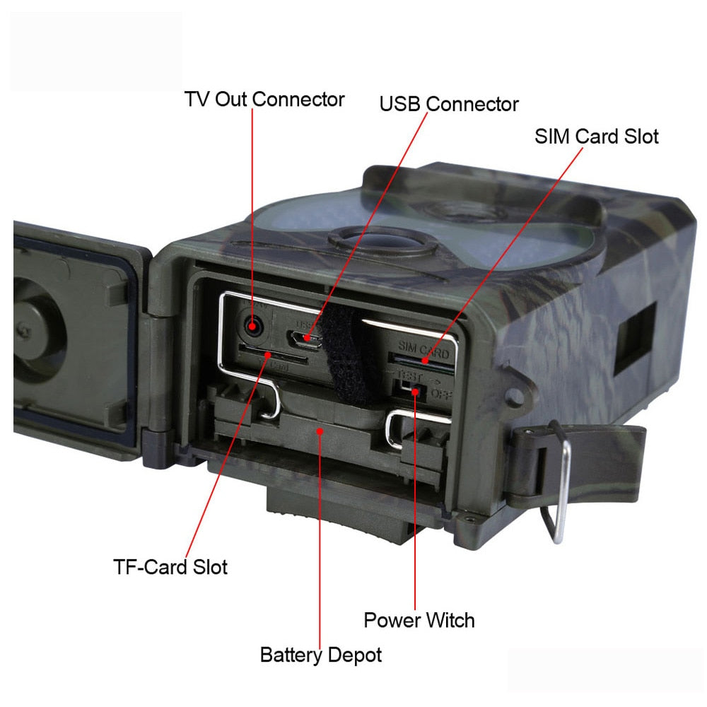 Outlife HC300M Hunting Trail Camera Email MMS GSM Trap Camera 12MP 1080P Night Vision GPRS Infrared Wild Hunting Camera Wildlife - V.I.P Digital Presence
