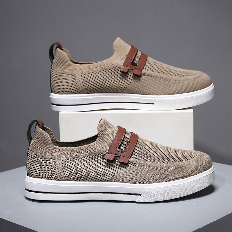 Soft elastic mesh shoes sports shoes lightweight business men's shoes - V.I.P Digital Presence