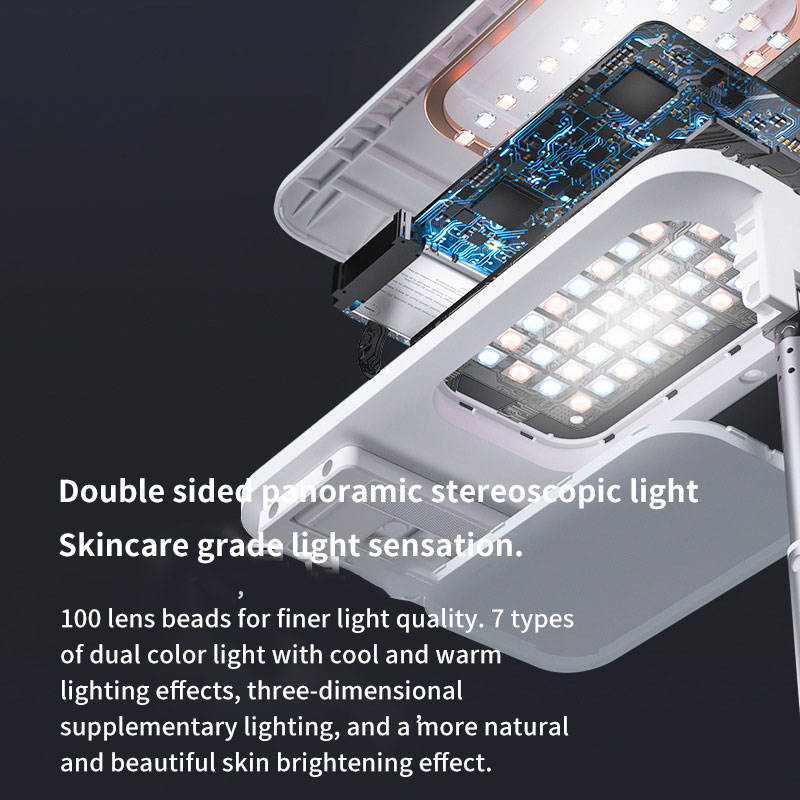 Portable Retractable Wireless Dimmable LED Selfie Fill Light Lamp For Live Video Phone Holder Stand - V.I.P Digital Presence