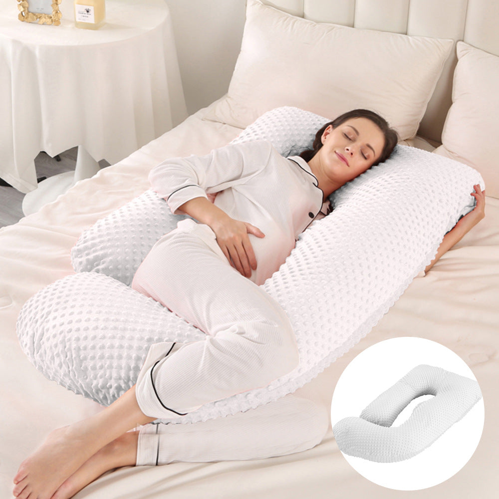 Pregnant women's pillow waist protection side sleeping slope pillow J-shaped pregnancy sleeping pillow - V.I.P Digital Presence