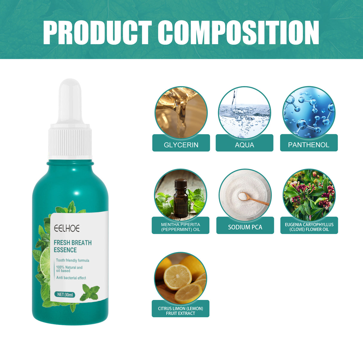 Fresh Breath Essence, Cleans Bad Breath And Leaves Fresh Breath Mint Scent Essence - V.I.P Digital Presence