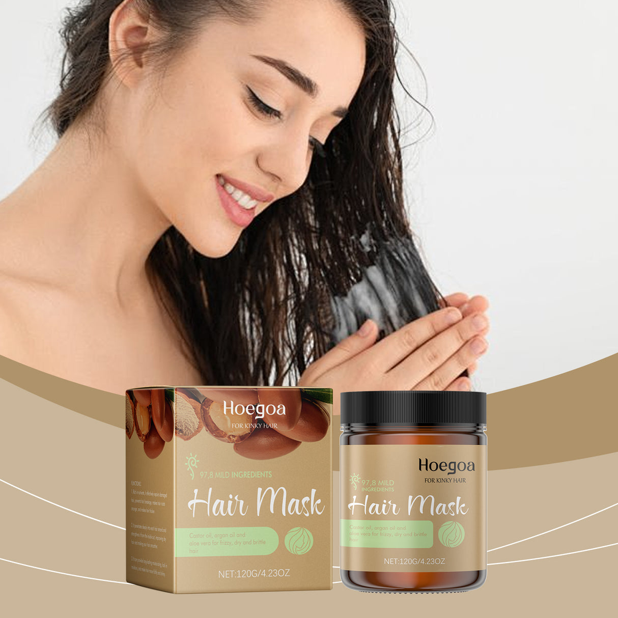 Smoothing Treatment Hair Mask, Moisturizing And Repairing Frizzy Split Hair, Fluffy, Smooth And Glossy Hair Mask - V.I.P Digital Presence