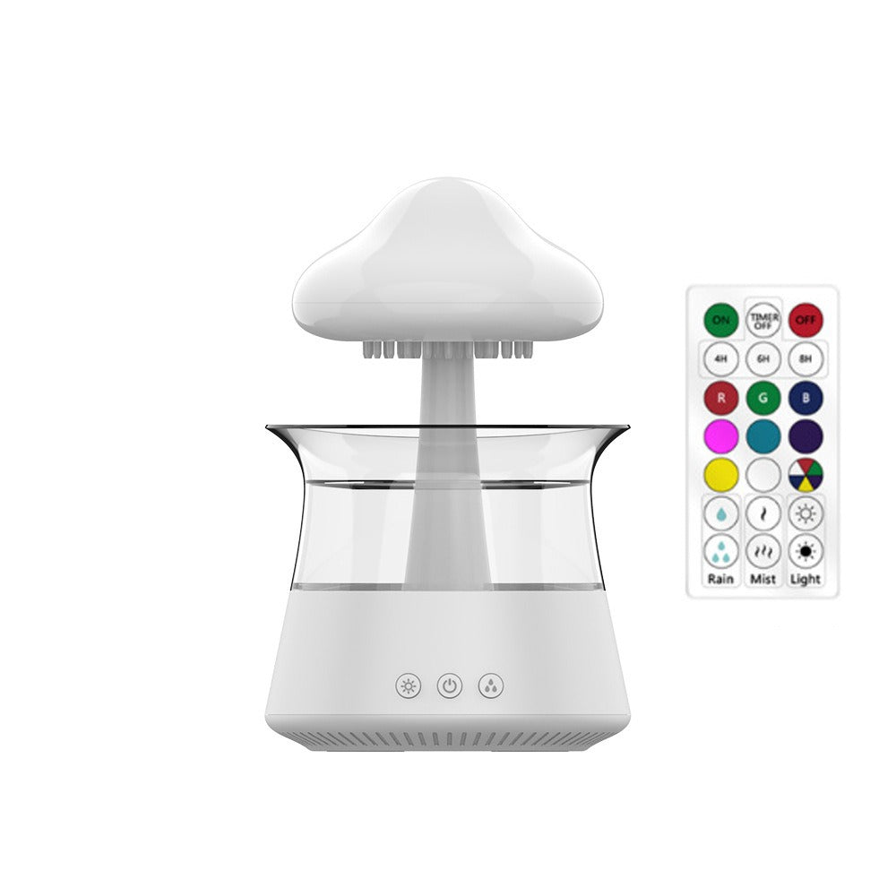 New Designed Cool Mist Essential Oil 7 Colors LED Night Light Wood Grain Cloud Rain Water Air Humidifier - V.I.P Digital Presence