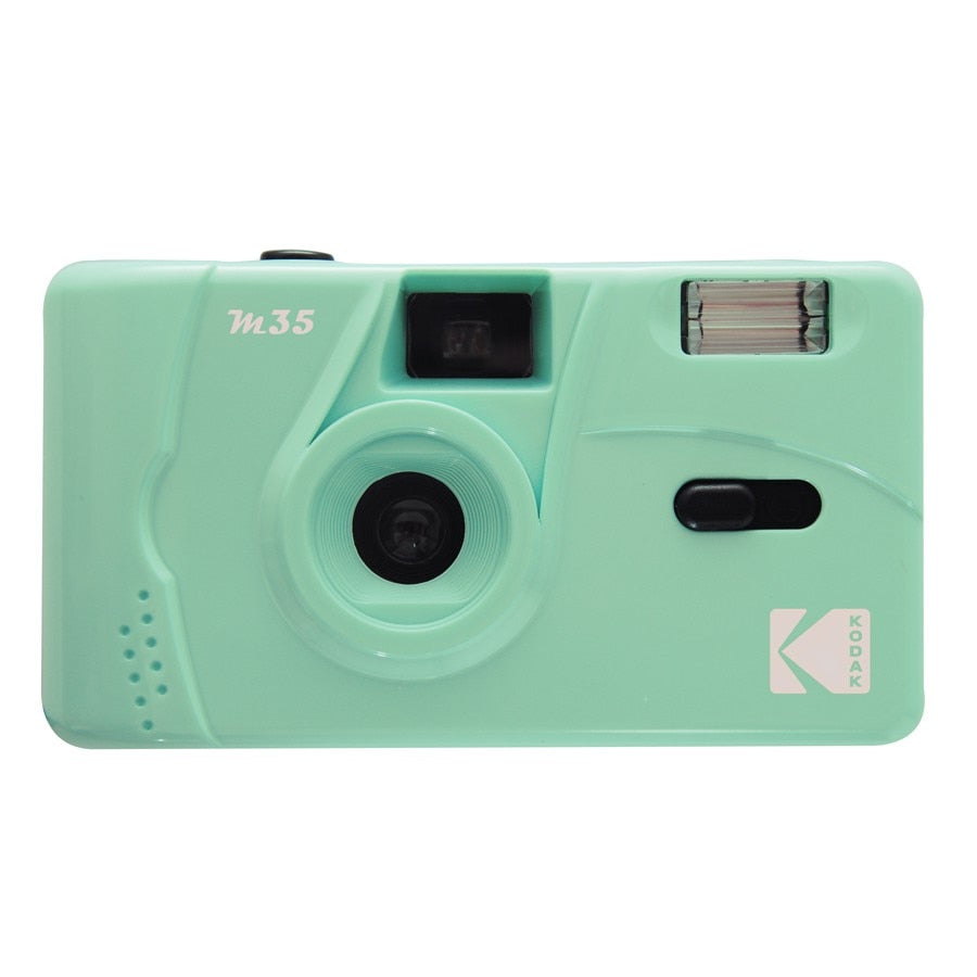 KODAK Vintage Retro M35 / M38 35mm Reusable Film Camera Sky Blue/ Yellow / Mint Green / Pink / Red / Cobalt Blue - V.I.P Digital Presence