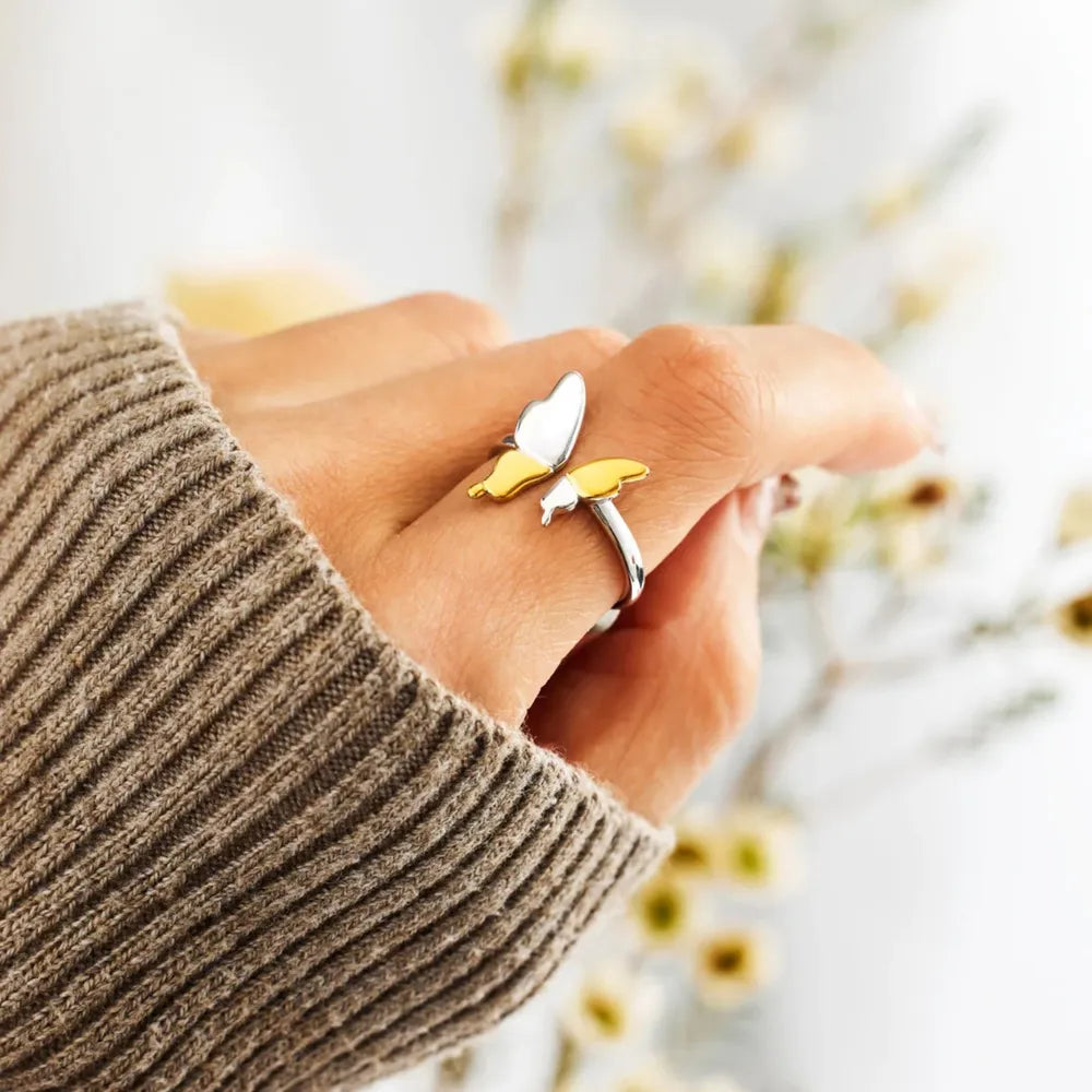 925 Sterling Silver Butterfly Ring - V.I.P Digital Presence