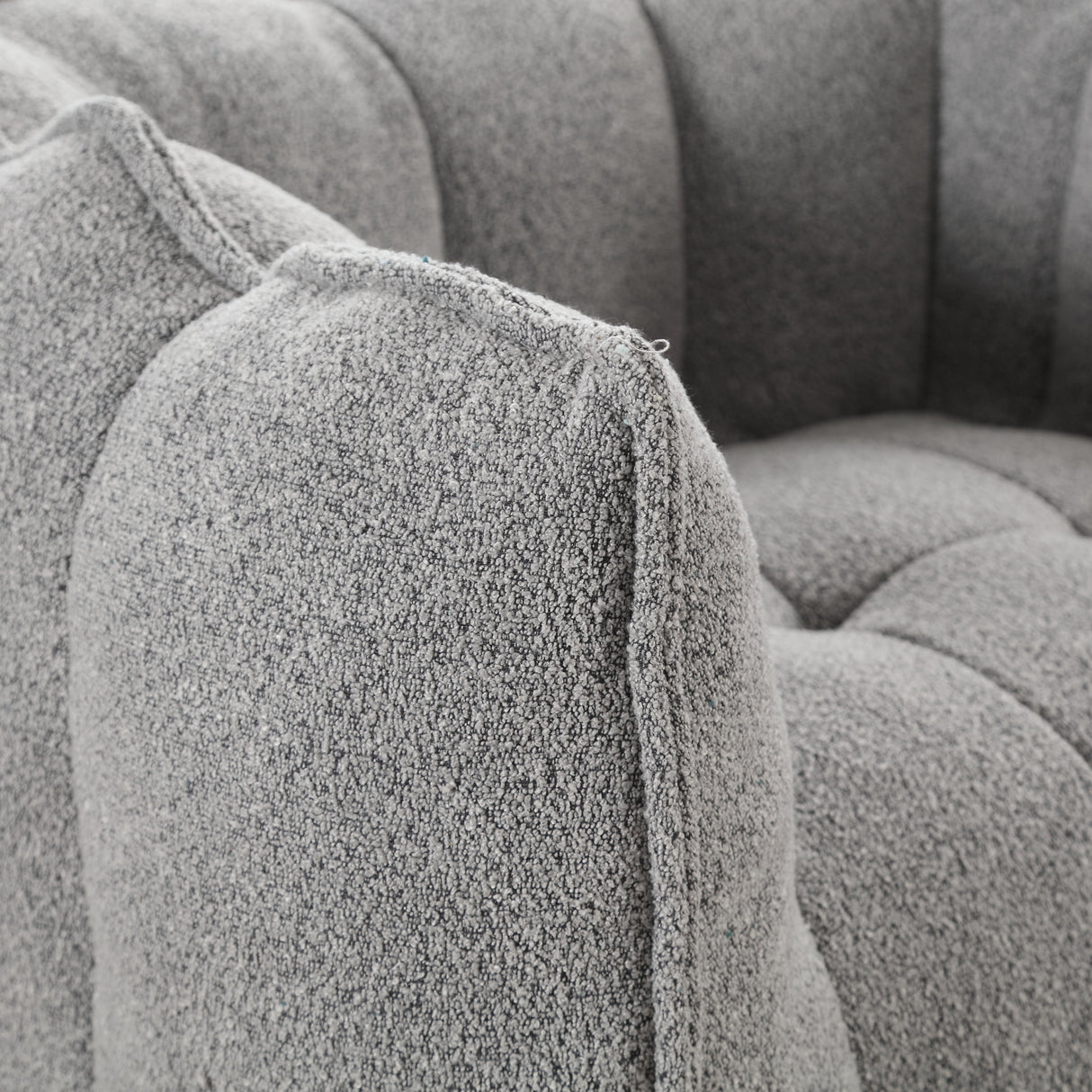 Soft Bean Bag Chair with High Resilient Foam(Chips)for living room and bedroom,Comfortable Square Lazy Sofa with Footstool - V.I.P Digital Presence